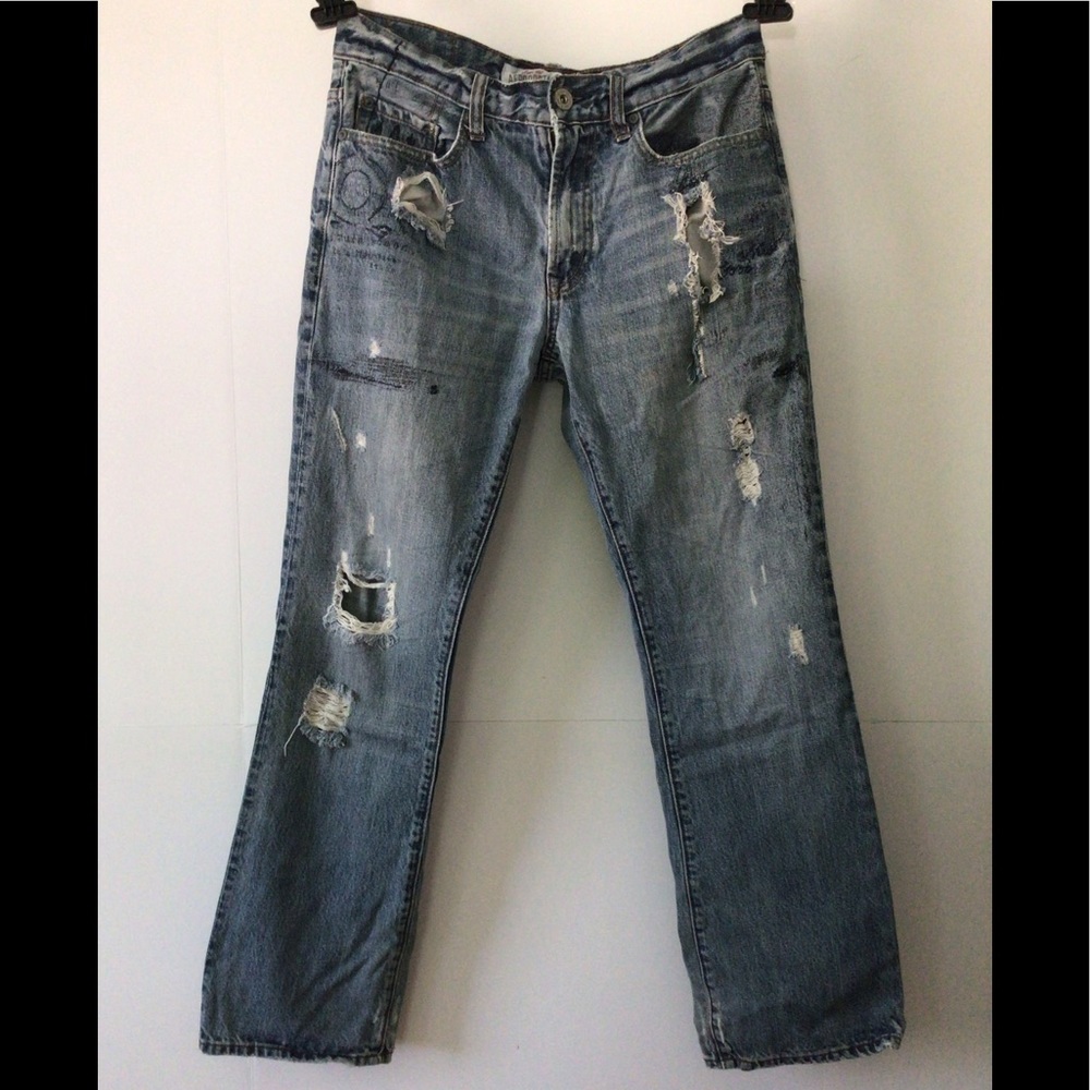 Aéropostale DRIGGS SLIM BOOTCUT Size29x30 Distressed Blue Denim Jeans